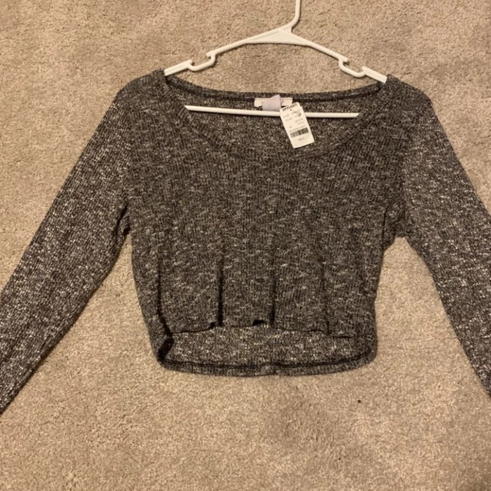 Grey styles for less sweater